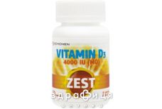 Zest (Зест) вит d3 капсулы 4000ме №30 витамин Д (D)