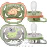 Avent scf 091/07 пустушка м'яка u/air 0-6міс №2