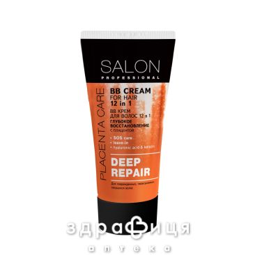 Salon prof крем 12в1 глибоке відновлення 30мл шампунь для фарбованого волосся