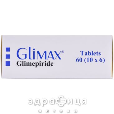 Глимакс таб 4мг №60 препарат от диабета