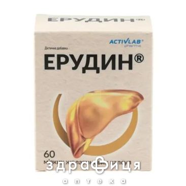 Эрудин капс №60 гепатопротекторы для печени
