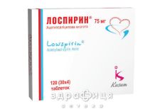 Лоспирин таб п/о 75мг №120 препарат для разжижения крови