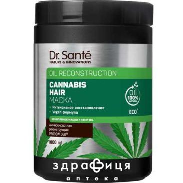 Dr.sante cannabis hair маска д/волос 1000мл