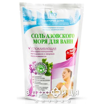 Санаторий дома соль д/ванн азовского моря успокаивающая 530г