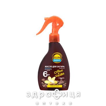 Эльфа se масло д/загара кофе и ваниль 200мл солнцезащитный крем