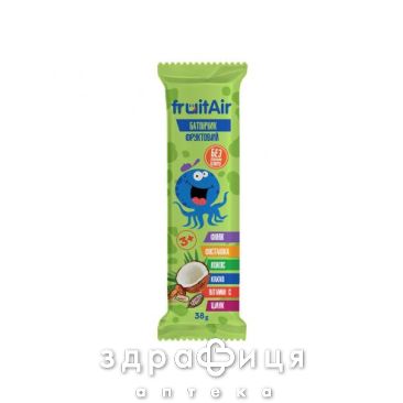 Fruitair батончик фінік фітсашки/какос стружка 38г