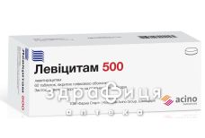Левiцитам 500 таб в/о 500мг №60 таблетки від епілепсії