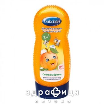Bubchen (Бюбхен) шампунь и гель д/душа спелый абрикос 230мл 3000246