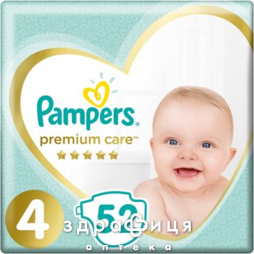 Пiдгузники памп premium care maxi 8-14кг №52