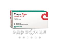 Тиара дуо таб п/о 160мг/12,5мг №28 (14х2)