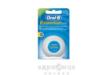 Зубна нитка i тасьма торгової марки "oral-b" 50 м essential floss