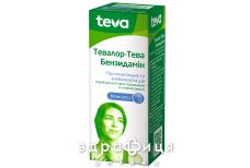 Тевалор-тева бензидамин спрей д/рот пол 1,5мг/мл фл 30мл лекарства от простуды