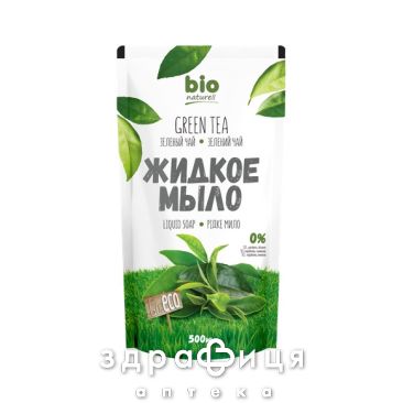 Bio naturell мыло жид зеленый чай дой-пак 500мл мыло