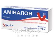Амiналон-кв капс. тверд. 0,25 г №10 таблетки для пам'яті