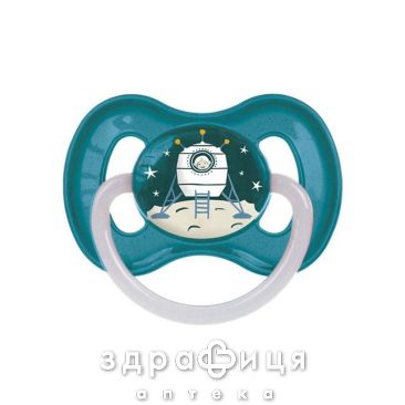 Canpol пустышка латекс круглая 6-18мес 23/222 син