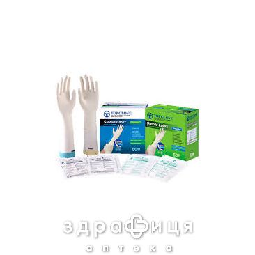 Перчатки MP смотр н/ст латекс б/пудр m пара