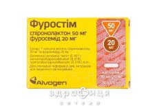 Фуростiм капс 50мг/20мг №30 (10х3) сечогінні таблетки (діуретики)