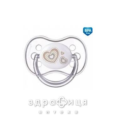 Canpol (Канпол) пустышка силикон круглая 6-18мес newborn baby 22/563