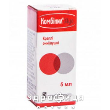 КОМБIНИЛ ДУО крап оч/вуш 5мл з пробкою-крап та криш вушні краплі