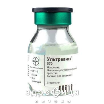 Ультравист-370 р-р д/ин/инф 370мг/мл 100мл фл.№1 противотромбозные 