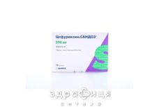 Цефуроксим сандоз табл. в/плiвк. обол. 250 мг №14 антибіотик при циститі