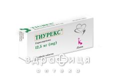 Тиурекс таб 12,5мг №30 сечогінні таблетки (діуретики)
