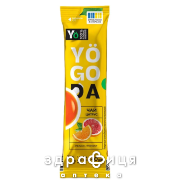 Yogoda чай концентрат пастер цитрус 40г