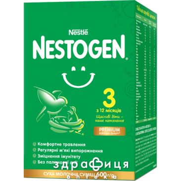 Nestle (Нестле) nestogen 3 смесь мол с 12 мес 600г