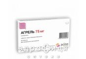 АГРЕЛЬ ТАБ 75МГ №28 /N/ /Z/ противотромбозные 