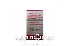 Доцетаксел Эбеве конц д/р-ра д/инф 80мг 8мл №1