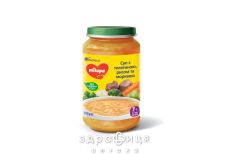 Milupa суп-пюре овощной суп с телятиной с 7мес 200г