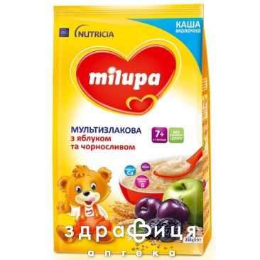 Milupa (Милупа) каша молоч мультизлак с яблоком/черносл с 7мес 210г