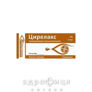 Цирелакс крап д/оч 10мг/мл 5мл №1 краплі для очей