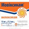 Мовiксикам р-н д/iн 15мг/1,5мл №5 нестероїдний протизапальний препарат