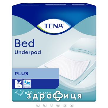 Пеленки tena bed plus 60cмх90см №30