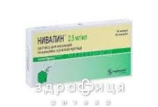 Нiвалiн р-н д/iн. 2,5 мг/мл амп. 1 мл №10