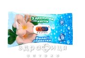 Салфетки влаж anc pharma цветы №15