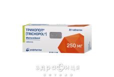 ТРИХОПОЛ, таблетки 250 мг №20 протимікробні