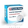 Пластырь family plast мед на ткан основ 3х500см бел