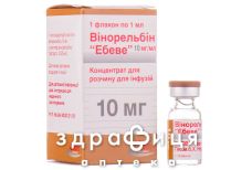 Вiнорельбiн Ебеве конц д/iнф 10мг 1мл №1