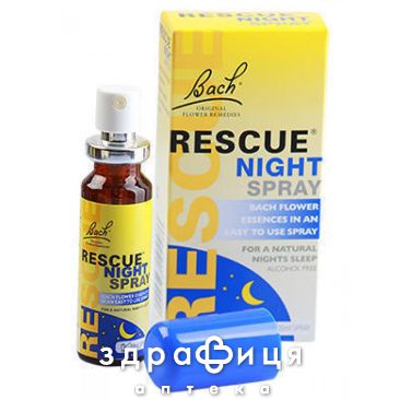 Реск'ю найт нiчний спрей 20мл снодійне