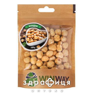 Winway фундук бланшированный zip-пакет 100г
