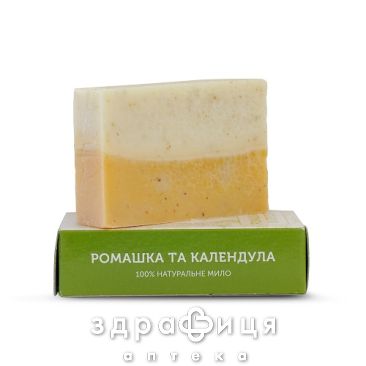 Яка мыло натур ручн раб ромашка/календула 75г мыло