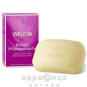 Weleda (Веледа) мыло питат розовое 100г