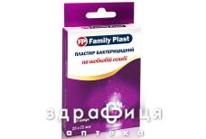 Пластырь family plast бакт на ткан основ 25х72мм №20