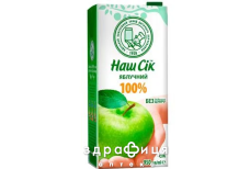 Детское птание Наш сок tga square яблочный 0,95л