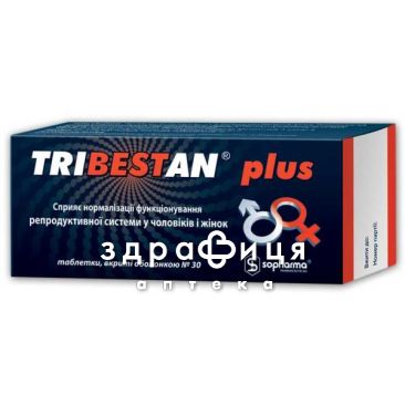 Трибестан плюс таб п/о 250мг №30 таблетки для потенции