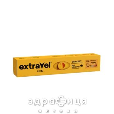 Extravel kids браслет от комаров со смен картриджем