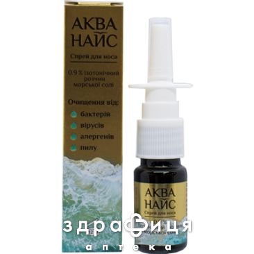 Аква найс спрей д/носу засіб профіл гігіен 80мл - спрей для носу, краплі від нежитю