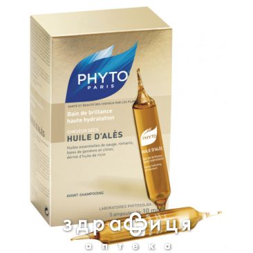 Phyto (Фито) масло алеса комплекс д/волос лечебн 10мл №5 р5202x